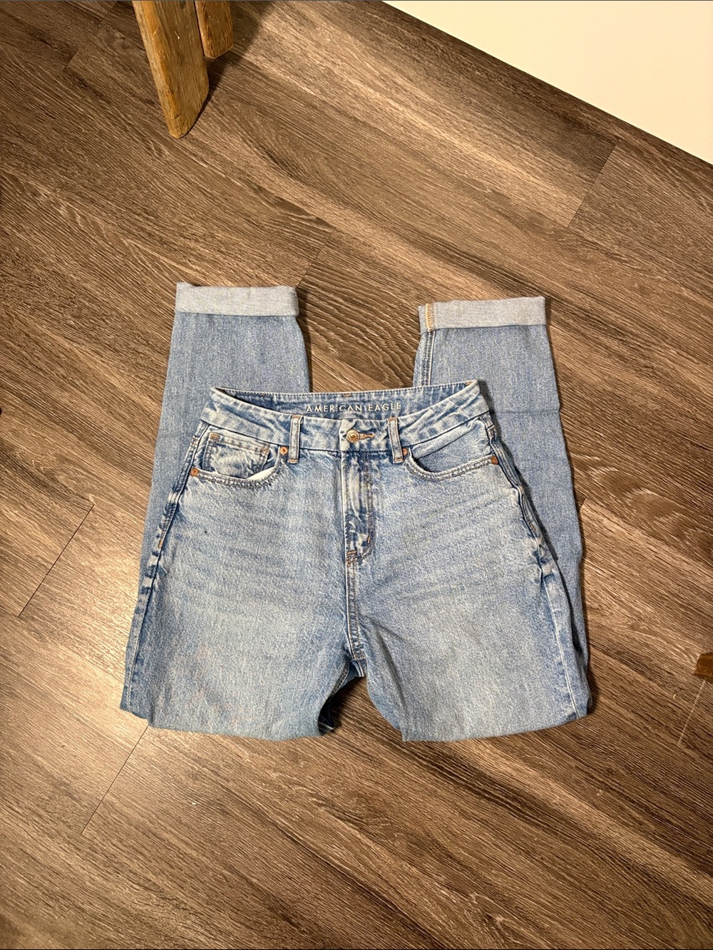 American Eagle Outfitters Light Wash Straight Leg Women's Jeans
